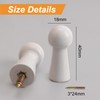 MOROBOR 10pcs Wooden Coat Hooks Shaker Pegs Decorative Coat Peg