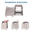 ATiAP Titanium Foldable Wood Burning Stove Portable for Outdoor Camping