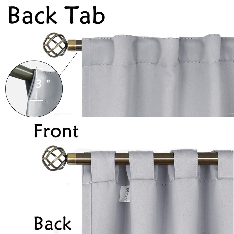 BGment Short Blackout Curtains 30 Inch Length for Small Windows
