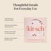 Kitsch Gorros de ducha de lujo para mujer, reutilizables, impermeables,