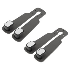 Partuto 2 Pcs Universal Car Seat Headrest Hook for Most Cars, SUVs, and Trucks Car Seat Back Organizer Hooks Sturdy Gray Blue 6.30"x3.15"