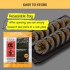 CHOI's 1(Daechun) Roasted Seaweed, GIM, Sushi Nori(100 Half Sheets)/ Resealable,