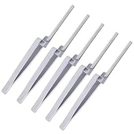 2PCS Dental Articulating Paper Holder - Stainless Steel Straight Pliers Tweezers for Dentists, Students & Household, Firm Grip Articulating Paper Forceps, Dental Instruments Tools