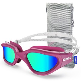 OMID Swimming Goggles P2 Polarized Anti Fog UV Protection No Leak Swimming Goggles for Adults Men Women Youth