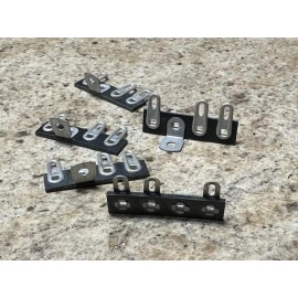 Unbranded Lot of 5 New 3-Lug Phenolic Terminal Strips with Solder Lugs