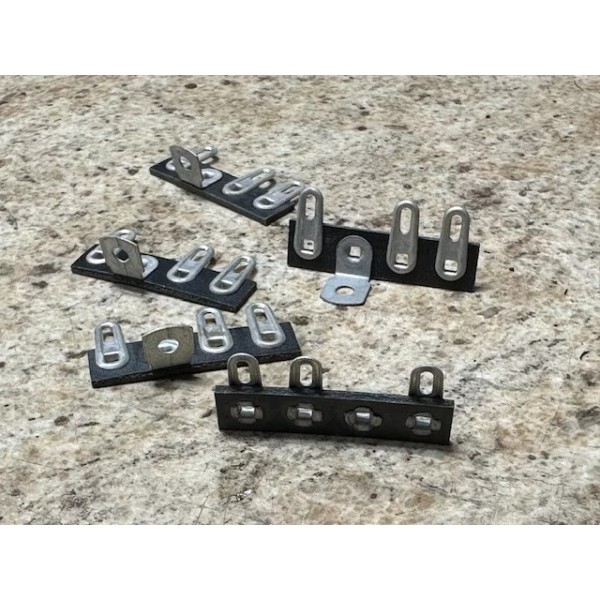 Unbranded Lot of 5 New 3-Lug Phenolic Terminal Strips with