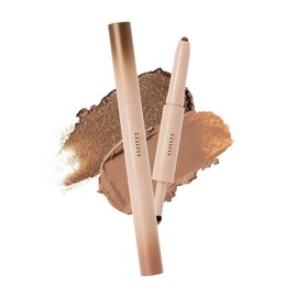 [thim] Tim Artist Touch Shadow Duo 04 Cappuccino (Stick: Brownie & Cream Powder: Ginger Brown) Eyeshadow (Cappuccino) High Adhesion & High Coloring for Beginners, Anti-Korean Cosmetics