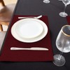 Rinpon Linen Placemats Set of 8, Machine Washable, Heat Resistant,