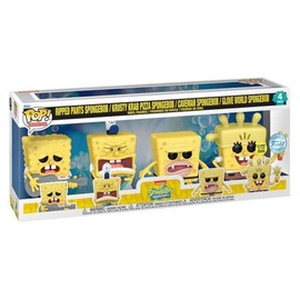 Funko Pop! Spongebob Squarepants Glow in The Dark Pop! Vinyl Pack of 4