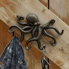 ChasBete Octopus Coat Hooks for Wall, Heavy Duty Key Holder