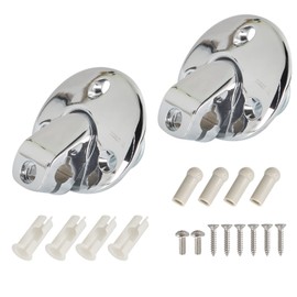 SEBLAFF 2 Pair Sunvisor Support Brackets Kit Bracket with Screws and Bushing Replacement for 1967-1969 Firebird Camaro