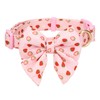 Petiry Pink Dog Collar with Detachable Sailor BowTie,Quick Release Buckle