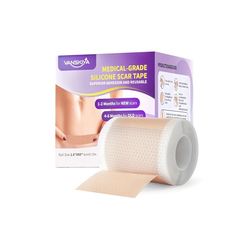 Reusable Silicone Scar Tape for Effective Scar Treatment