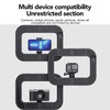 Smartphone Ring Selfie Light Kit Handheld LED Mobile Video Stabilizer