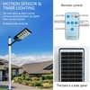 Solar Street Light with Motion Sensor, Solar Lights Outdoor Waterproof