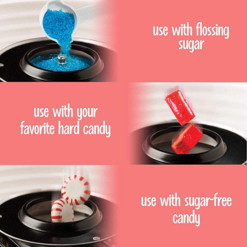 Nostalgia Cotton Candy Machine - Retro Cotton Candy Machine for