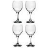 Classic Crystal Clear Stemmed White Wine Glass, 8 Ounce -