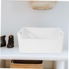 KOMBIUDA 2pcs Plastic Storage Baskets Lid Small Baskets for Kitchen