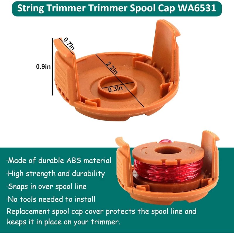 Efficient WA0010 String Trimmer Line Spools - 12 Pack 0.065