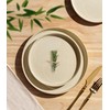 TheTerra Ceramic Dinnerware Sets for 6, 18 Pieces Porcelain Lightweight
