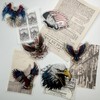 6 Acrylic Eagle Flag Shaped Fridge Magnets to Decorate Your