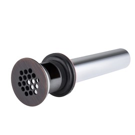 Artiwell Grid Drain Strainer Assembly With Overflow for Bathroom Sink, P.O. Plug Lavatory Drain, Oil Rubbed Bronze