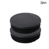 MroMax 2 x Round Plastic Pipe Plugs 90mm Diameter End