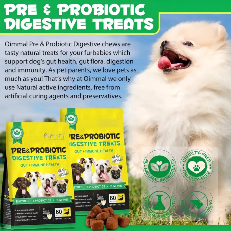 Premio Suave Probióticos Perros Salud Digestiva Natural 100