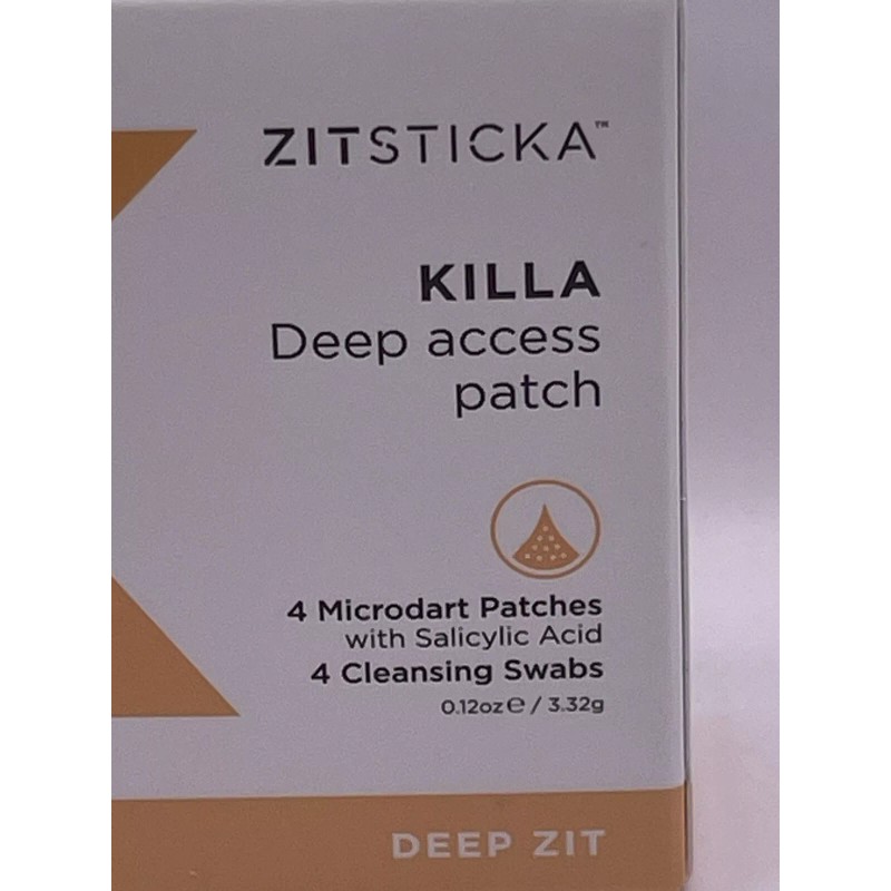 Zitsticka Killa Deep Acces Patch Kit 4 Pack With Salicylic