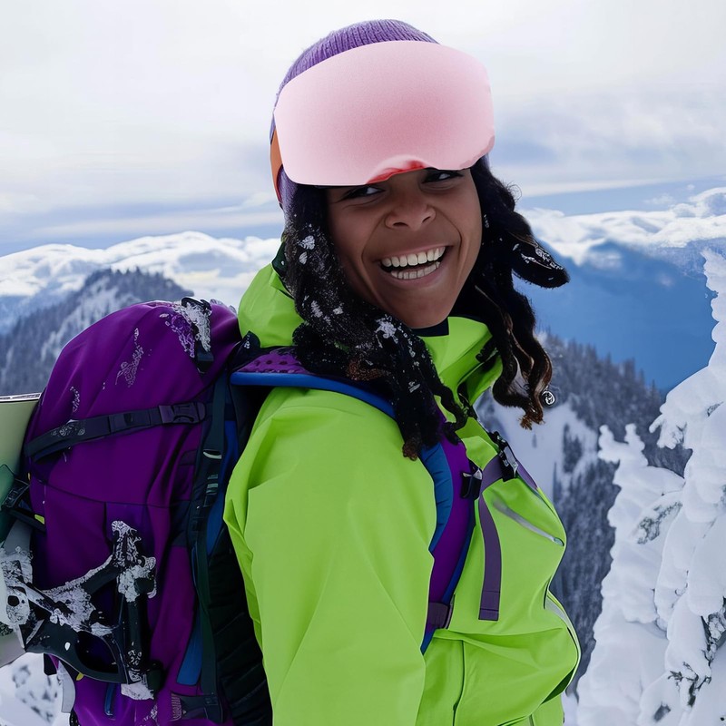 WEESTAAMO Ski Goggles Protective Cover Made of Microfibre, Ski Goggle