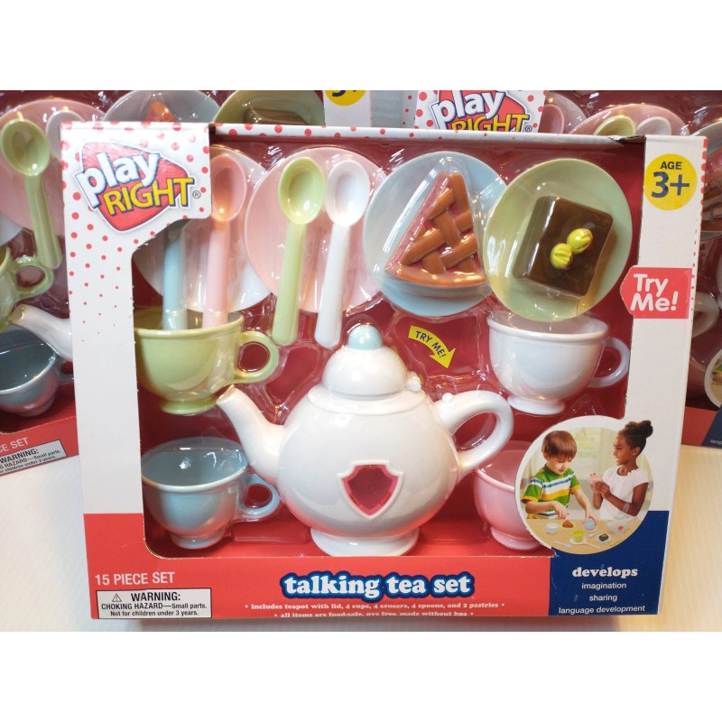 Play Right Tea Set 15 pieces - Age 3+ PLAY