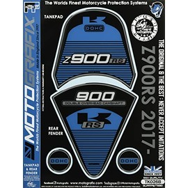 MOTOGRAFIX Z900RS (17-20) Tank Pad Tail Pad Set Blue/Black