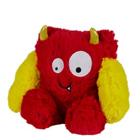 Warmies® Fully Heatable Cuddly Toy scented with French Lavender - Bright Red Monster