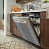 Stainless Steel Magnetic Dishwasher Cover, 23.5” x 26” Brushed Magnetic