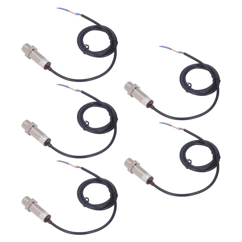 5Pcs Inductive Proximity Switch 150Hz 2 Wire Normally Open IP65