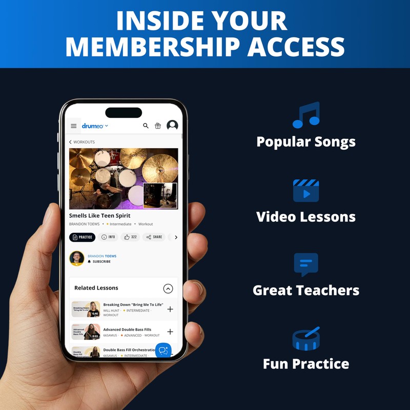 Drumeo EarDrums Black Edition