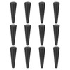 PATIKIL Solid Rubber Stopper 3.5x9x30mm 12 Pack Tapered Lab Rubber