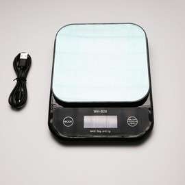 TMAX Waterproof Kitchen Scale, 0.1g/0.003oz High Precision, 5kg/11lb, USB Rechargeable.