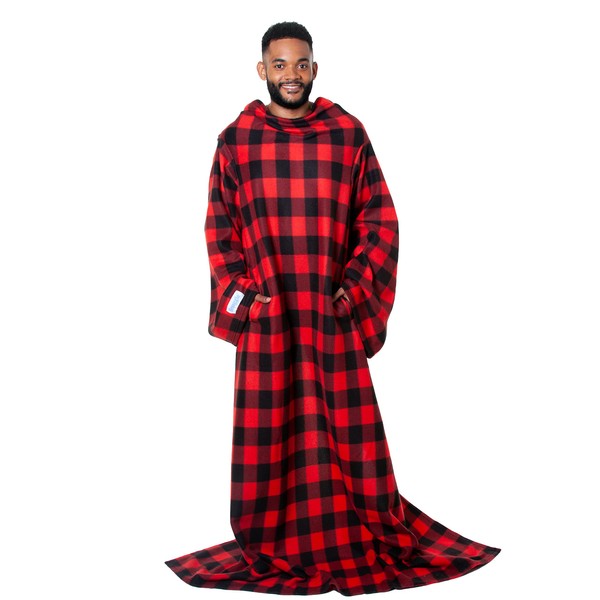 Snuggie The Original Wearable Blanket with Sleeves & Pockets for