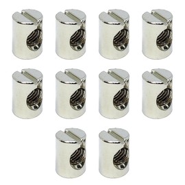 Pack of 10 M6 x 14mm Furniture Barrel Nuts,Durable Cross Dowels for Beds & Flat Pack Furniture, for Secure Assembly