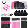 Herramientas de Aplicación de Maquillaje Desechables, Kit de Aplicadores de