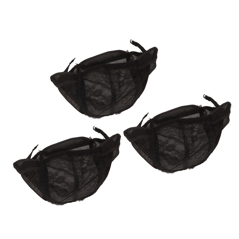 3Pcs Wig Caps for Making Wigs with Elastic Band Nylon