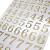 Number Gold [Sticker Sheet] Glitter Letter Sticker/Gold
