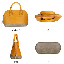 FUKUYIN Women's Handbag, Shoulder Bag, Switchable Colors, Smaller, Tote Bag, Women's, Work Bag, Women's Shoulder Bag, Popular, Adjustable Length, Gift, Christmas, Yellow+Grey