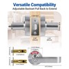 Toqraft Bathroom Privacy Lever Lock with Large Vacant/Occupied Indicator (2
