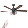 Consciot 52 Inch Ceiling Fan With Lights, Farmhouse Indoor Ceiling