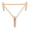 Chicken Perch Stable Triangular Wooden Chick Training Perch Toy Interactive