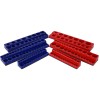 Socket Organizer Set Red Blue Metric SAE 1/4 3/8 1/2