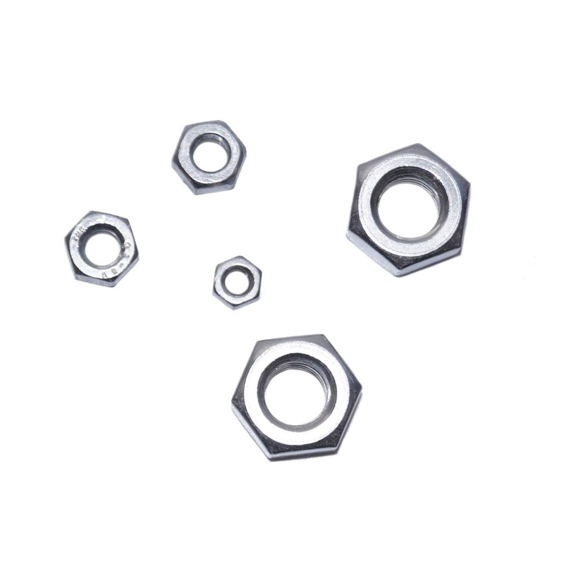 Hex Nuts 3.5 Pack of 25 DIN 934 A2-50 Stainless