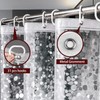 zokyer Clawfoot Tub Shower Curtain Wrap Around Claw Foot Surround